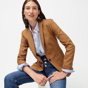 J.Crew Parke 1-Button Wool Flannel Camel Blazer✨
